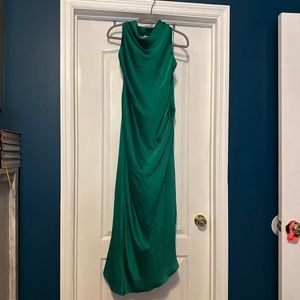 Emerald green dress